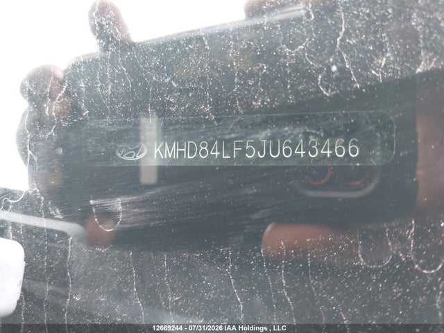 12669244 :رقم المزاد ، KMHD84LF5JU643466 vin ، 2018 Hyundai Elantra مزاد بيع