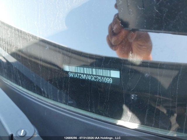 5N1AT2MV4GC751099 Nissan Rogue S/sl Premium/sv