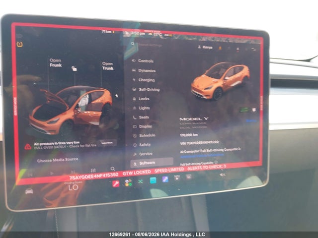 Tesla Model Y 2022 7SAYGDEE4NF415392 Image 7