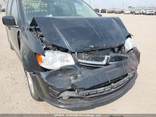 12669279 :رقم المزاد ، 2C4RDGDG8GR234205 vin ، 2016 Dodge Grand Caravan Crew مزاد بيع