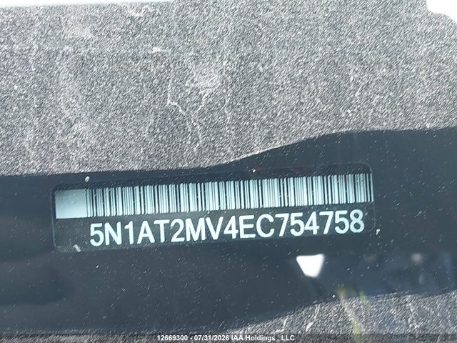 2014 Nissan Rogue S/sl/sv მანქანა იყიდება აუქციონზე, vin: 5N1AT2MV4EC754758, აუქციონის ნომერი: 12669300
