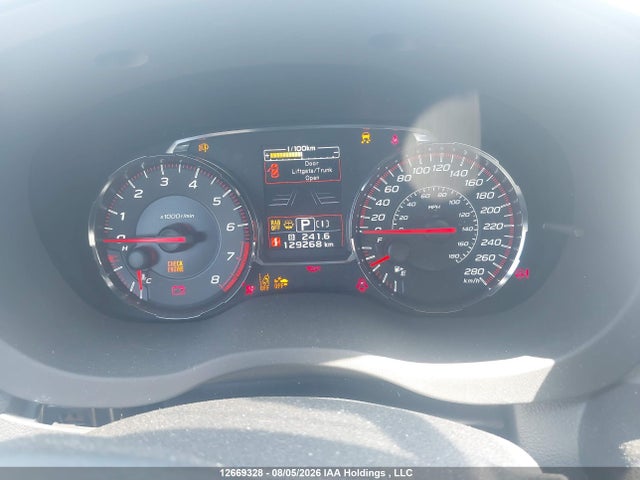12669328 :رقم المزاد ، JF1VA1L67J8800747 vin ، 2018 Subaru Wrx Limited مزاد بيع