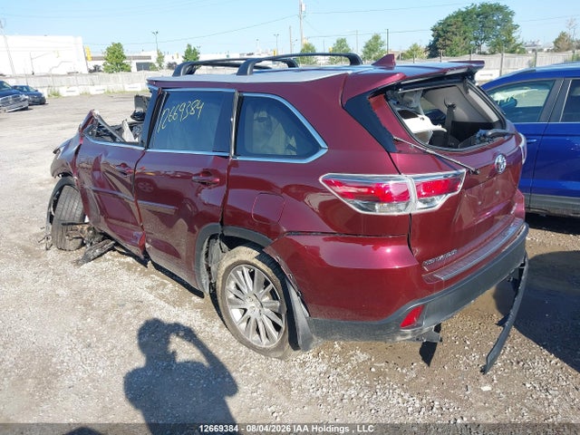 Toyota Highlander Xle 2015 5TDJKRFHXFS135086 Image 3