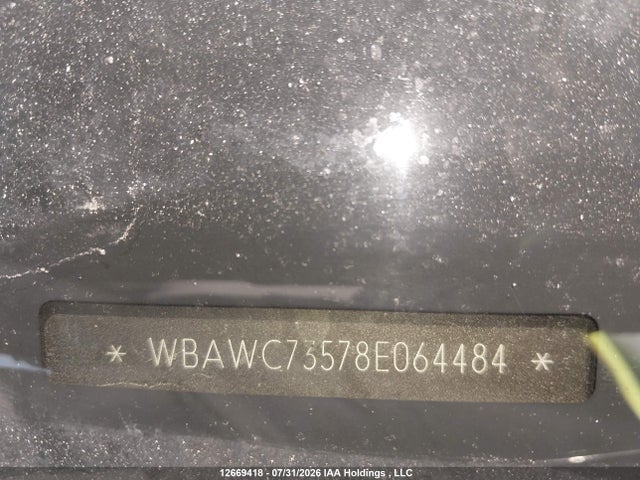 2008 Bmw 335xi მანქანა იყიდება აუქციონზე, vin: WBAWC73578E064484, აუქციონის ნომერი: 12669418