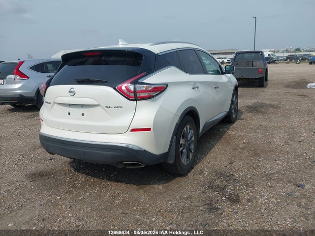 12669434 :رقم المزاد ، 5N1AZ2MH2HN202970 vin ، 2017 Nissan Murano S/sl/sv/platinum مزاد بيع