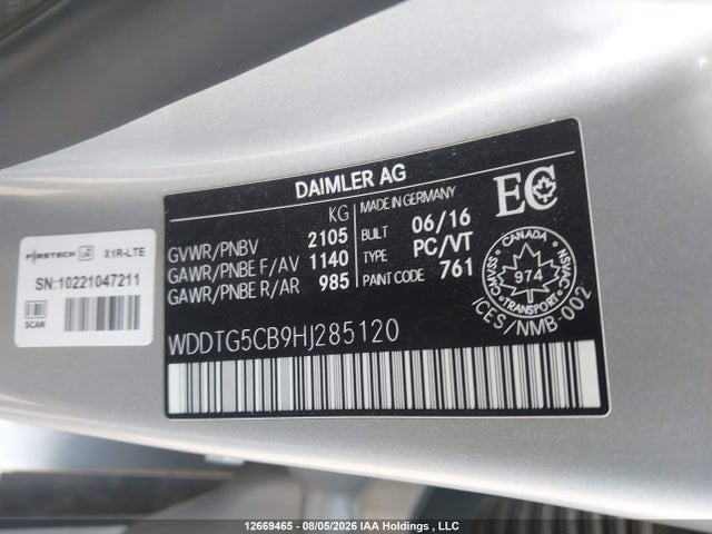 Aukcja sprzedaży 2017 Mercedes-benz Gla 45 Amg, vin: WDDTG5CB9HJ285120, numer aukcji: 12669465