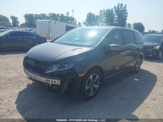 2019 Honda Odyssey Ex მანქანა იყიდება აუქციონზე, vin: 5FNRL6H4XKB501457, აუქციონის ნომერი: 12669483