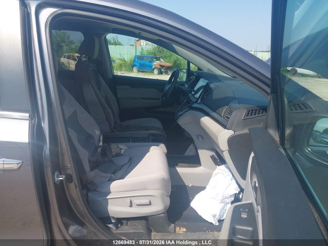 2019 Honda Odyssey Ex მანქანა იყიდება აუქციონზე, vin: 5FNRL6H4XKB501457, აუქციონის ნომერი: 12669483