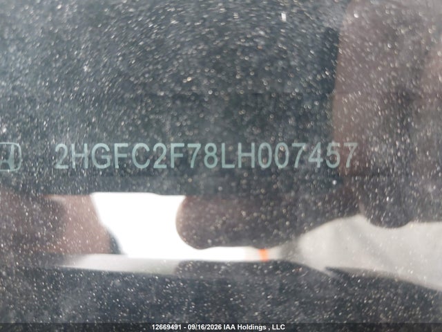 2HGFC2F78LH007457 Honda CIVIC EX