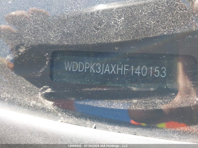 2017 Mercedes-benz Slc 300 მანქანა იყიდება აუქციონზე, vin: WDDPK3JAXHF140153, აუქციონის ნომერი: 12669520