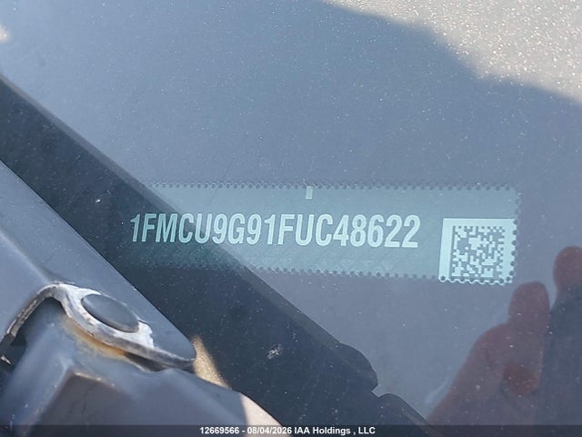 Ford ESCAPE SE 2015 1FMCU9G91FUC48622 Image 9