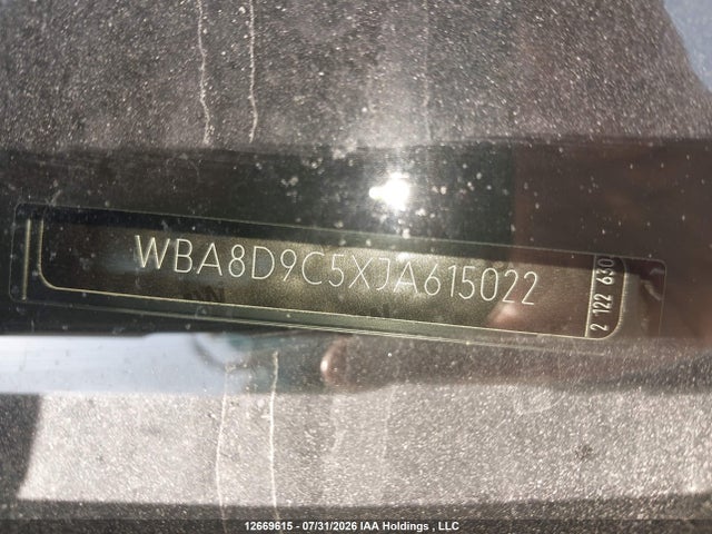 Aukcja sprzedaży 2018 Bmw 330 Xi, vin: WBA8D9C5XJA615022, numer aukcji: 12669615