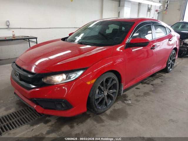 Honda Civic 2019 2HGFC2F87KH033782 Image 2