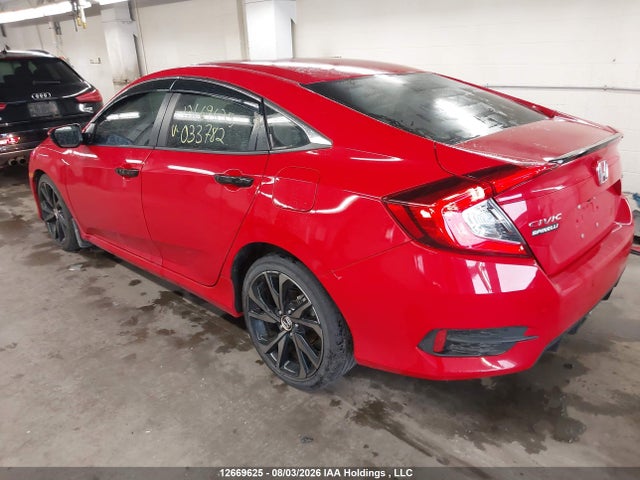 Honda Civic 2019 2HGFC2F87KH033782 Image 3