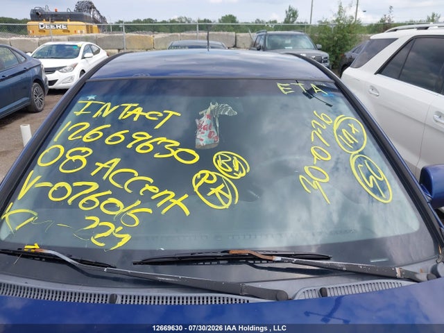 Aukcja sprzedaży 2008 Hyundai Accent, vin: KMHCN35C48U076016, numer aukcji: 12669630