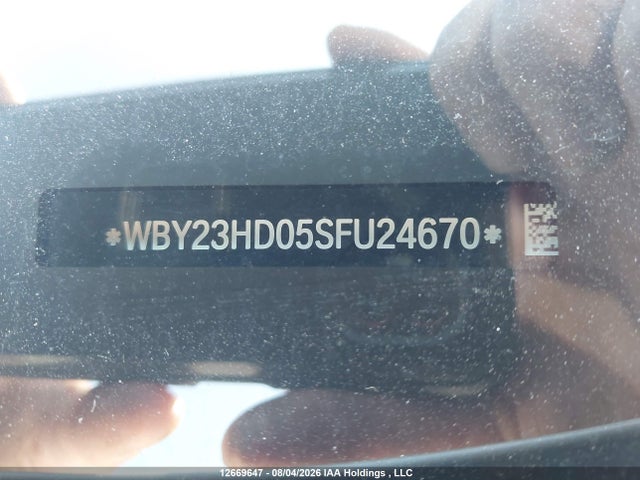 WBY23HD05SFU24670 BMW I4 Edrive40 Gran Coupe