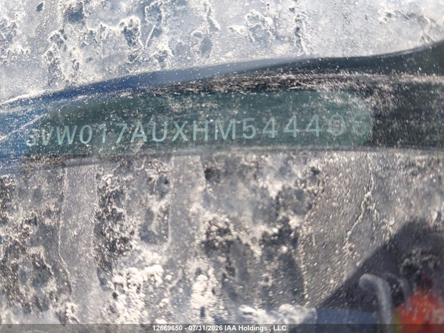 Aukcja sprzedaży 2017 Volkswagen Golf Sportwagen, vin: 3VW017AUXHM544406, numer aukcji: 12669650
