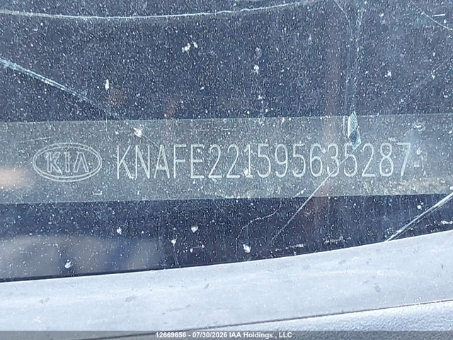 Продаж на аукціоні авто 2009 Kia Spectra Ex/lx/sx, vin: KNAFE221595635287, номер лоту: 12669656