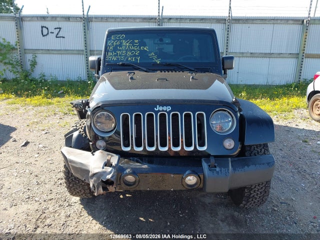 2018 Jeep Wrangler Jk Unlimited Sahara მანქანა იყიდება აუქციონზე, vin: 1C4BJWEGXJL913802, აუქციონის ნომერი: 12669663