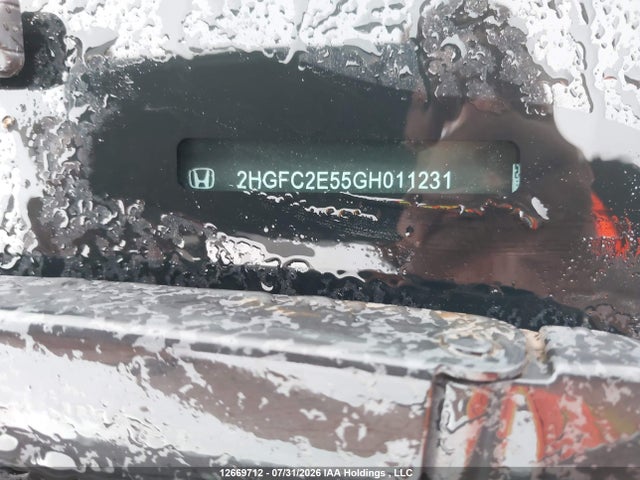 Продажа на аукционе авто 2016 Honda Civic Lx, vin: 2HGFC2E55GH011231, номер лота: 12669712