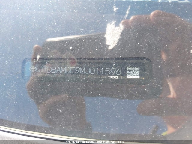 JTDBAMDE9MJ011596 Toyota Corolla