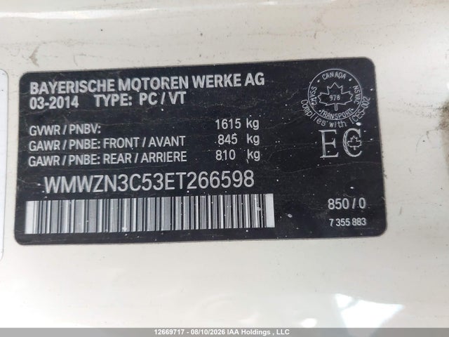 Mini Cooper 2014 WMWZN3C53ET266598 Image 9
