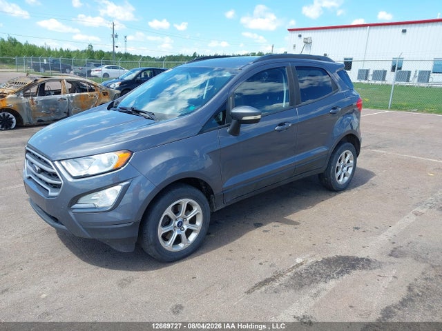 12669727 :رقم المزاد ، MAJ6P1UL1JC237179 vin ، 2018 Ford Ecosport Se مزاد بيع