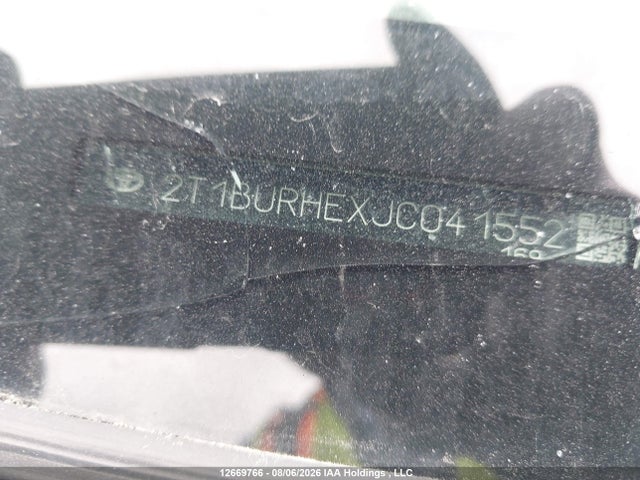 Aukcja sprzedaży 2018 Toyota Corolla L/le/xle/se/xse, vin: 2T1BURHEXJC041552, numer aukcji: 12669766