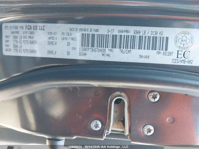 RAM 1500 2017 1C6RR7FT9HS724039 Image 19
