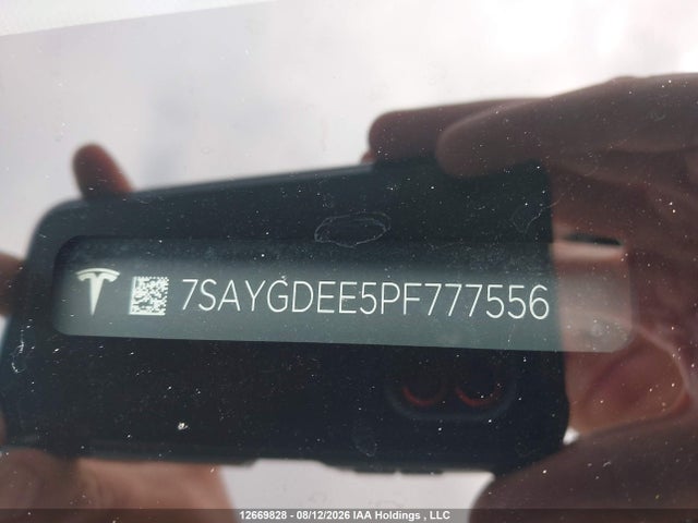 2023 Tesla Model Y მანქანა იყიდება აუქციონზე, vin: 7SAYGDEE5PF777556, აუქციონის ნომერი: 12669828