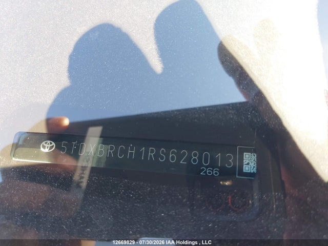 5TDXBRCH1RS628013 Toyota Highlander