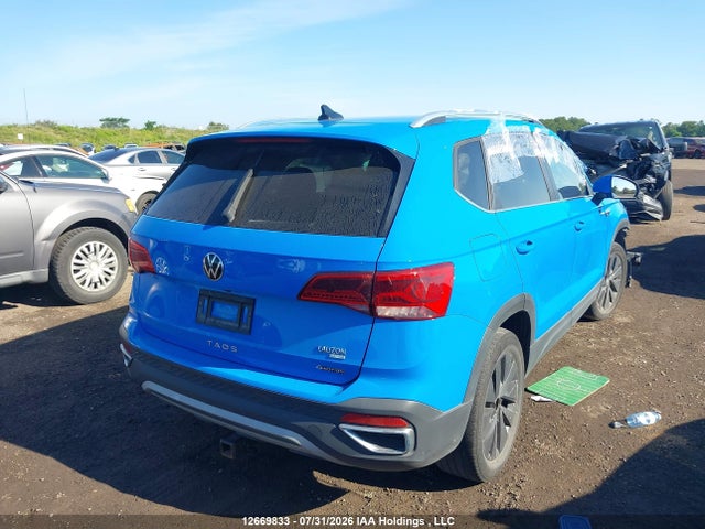 12669833 :رقم المزاد ، 3VVWX7B26NM030509 vin ، 2022 Volkswagen Taos Comfortline مزاد بيع