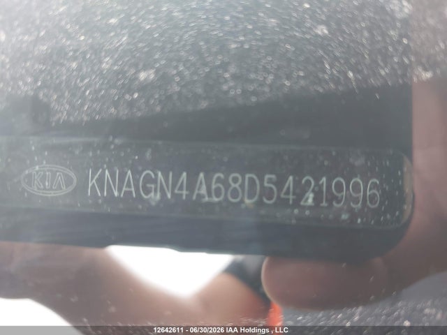 Продажа на аукционе авто 2013 Kia Optima Ex Turbo/ex Turbo+, vin: KNAGN4A68D5421996, номер лота: 12642611