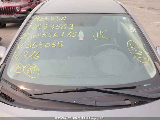 3N1CE2CP6JL365065 Nissan Versa Note 1.6 S/1.6 Sr/1.6 Sv