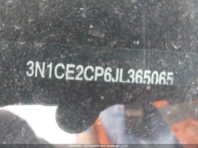 3N1CE2CP6JL365065 Nissan Versa Note 1.6 S/1.6 Sr/1.6 Sv