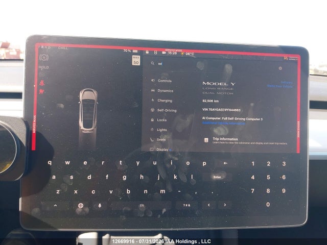 Tesla Model Y 2023 7SAYGAEE1PF644663 Image 7