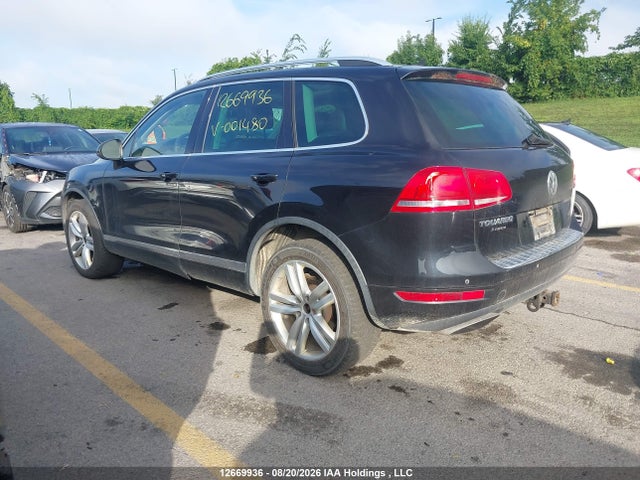 2012 Volkswagen Touareg V6 მანქანა იყიდება აუქციონზე, vin: WVGDF9BP0CD001480, აუქციონის ნომერი: 12669936
