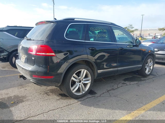 2012 Volkswagen Touareg V6 მანქანა იყიდება აუქციონზე, vin: WVGDF9BP0CD001480, აუქციონის ნომერი: 12669936