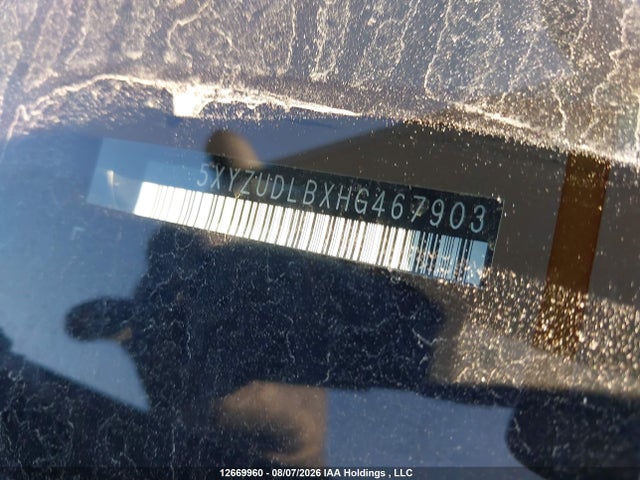 5XYZUDLBXHG467903 Hyundai SANTA FE SPORT