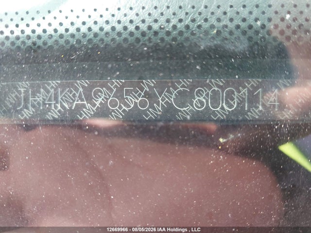 Aukcja sprzedaży 2000 Acura 3.5rl, vin: JH4KA9656YC800114, numer aukcji: 12669966