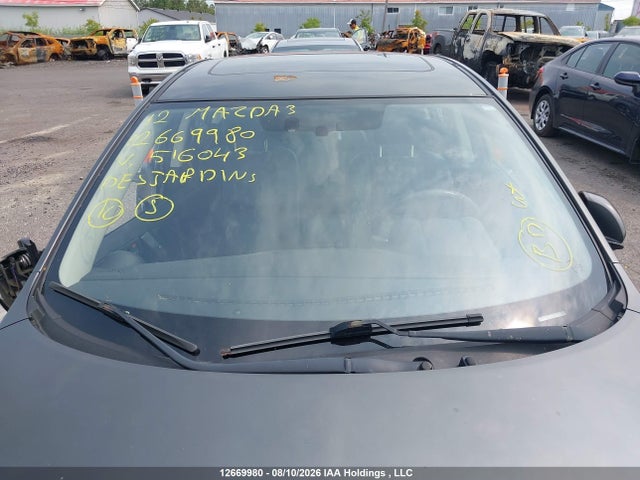 Aukcja sprzedaży 2012 Mazda 3 S, vin: JM1BL1W50C1516043, numer aukcji: 12669980