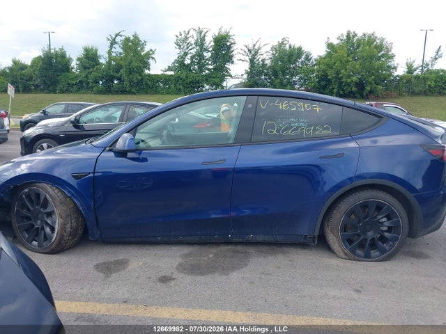 12669982 :رقم المزاد ، 7SAYGDEE8NF465907 vin ، 2022 Tesla Model Y مزاد بيع