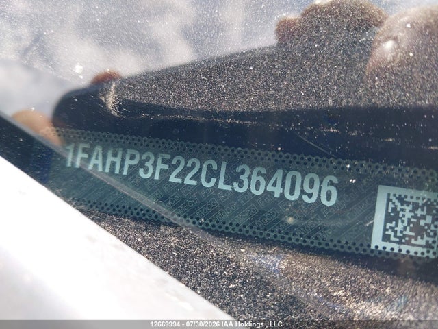 Aukcja sprzedaży 2012 Ford Focus Se, vin: 1FAHP3F22CL364096, numer aukcji: 12669994