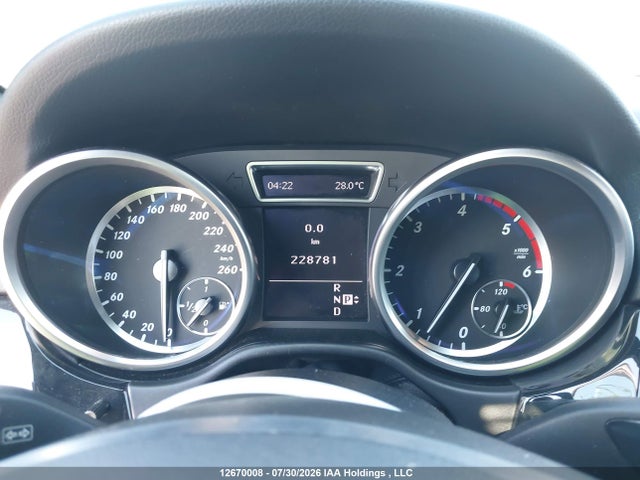 2012 Mercedes-benz Ml 350 Bluetec 4matic მანქანა იყიდება აუქციონზე, vin: 4JGDA2EB0CA074307, აუქციონის ნომერი: 12670008
