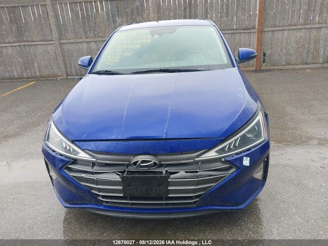 2020 Hyundai Elantra Sel/value/limited მანქანა იყიდება აუქციონზე, vin: KMHD84LF0LU903954, აუქციონის ნომერი: 12670027