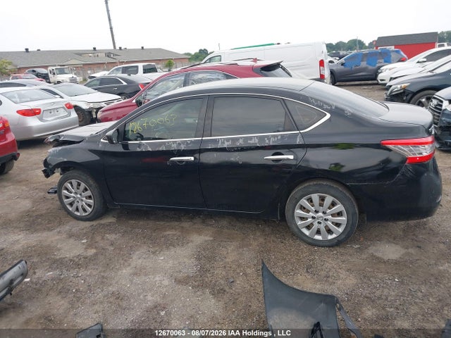 2014 Nissan Sentra 1.8 S/1.8 Sl/1.8 Sr/1.8 Sv/s მანქანა იყიდება აუქციონზე, vin: 3N1AB7AP2EL668995, აუქციონის ნომერი: 12670063