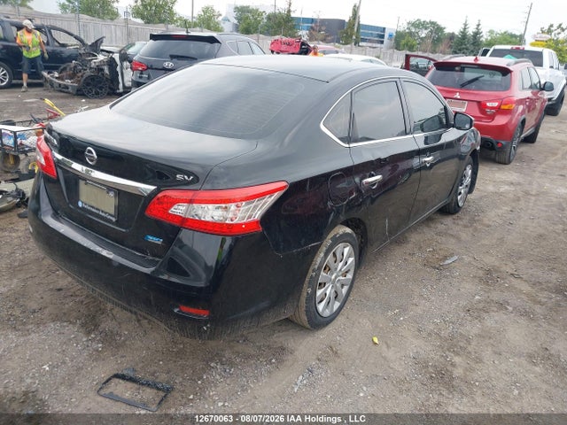2014 Nissan Sentra 1.8 S/1.8 Sl/1.8 Sr/1.8 Sv/s მანქანა იყიდება აუქციონზე, vin: 3N1AB7AP2EL668995, აუქციონის ნომერი: 12670063