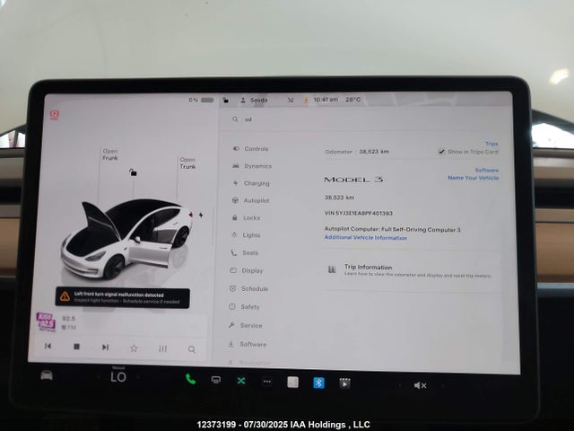 Продажа на аукционе авто 2023 Tesla Model 3 Rwd, vin: 5YJ3E1EA8PF401393, номер лота: 12373199