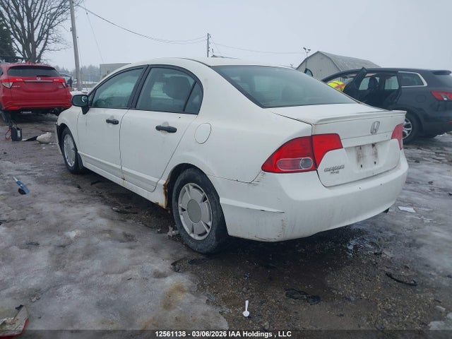 2008 Honda Civic Dx-g მანქანა იყიდება აუქციონზე, vin: 2HGFA16498H121772, აუქციონის ნომერი: 12561138