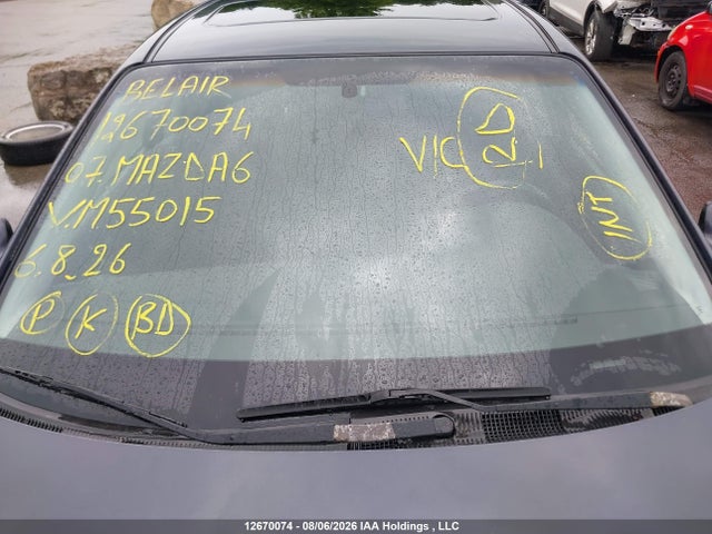 Aukcja sprzedaży 2007 Mazda 6, vin: 1YVHP80C875M55015, numer aukcji: 12670074